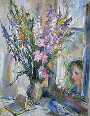  Utenkova-Tihonova - Bouquet at the window
